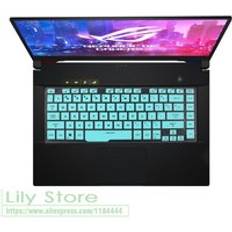 Bärbar dator tangentbordsskydd för asus rog zephyrus g15 amd r7-4800h ga502i ga502iu ga502iv ga502d ga502du ga502gu ga502 - Vit blå