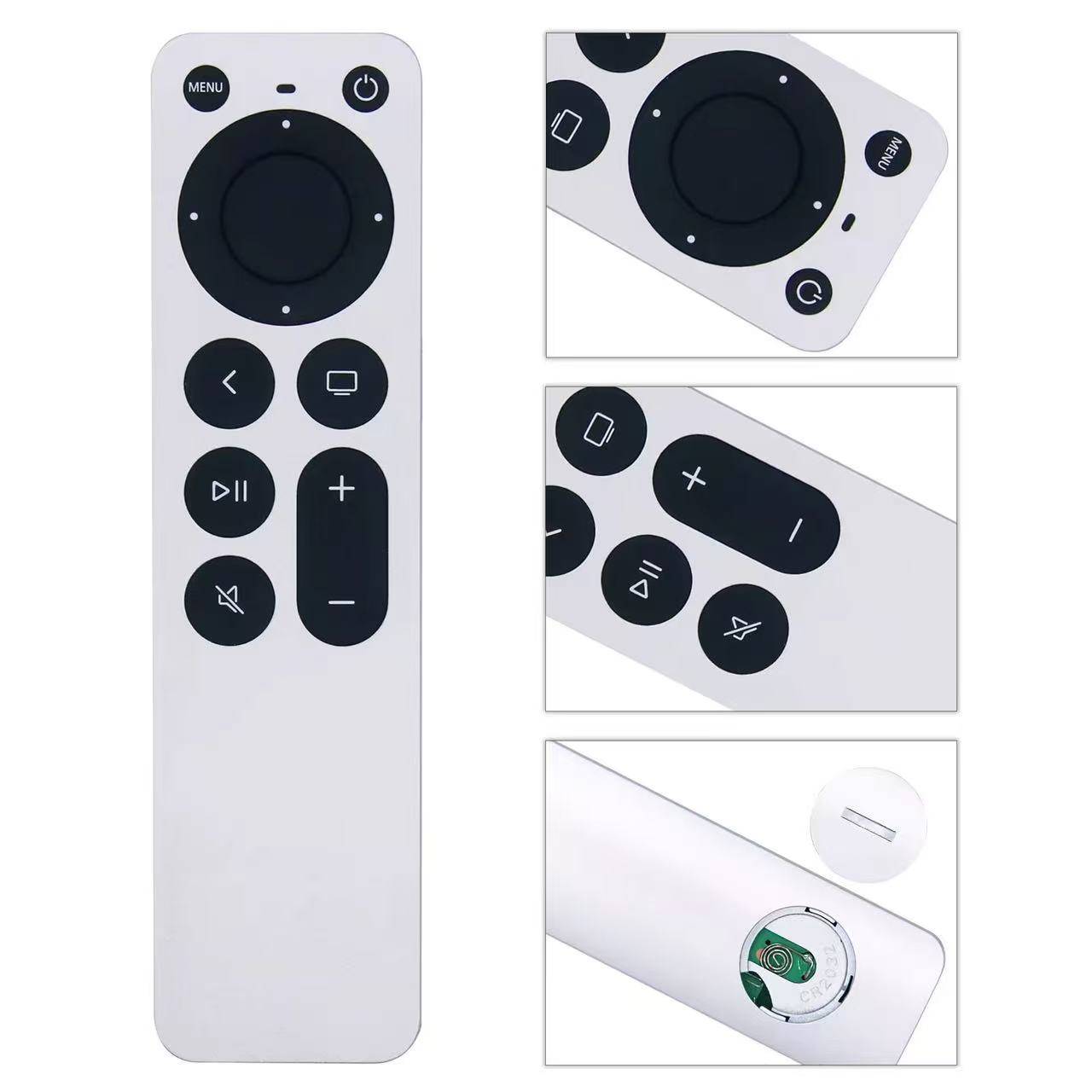 XL1piec Remote control compatible with Apple TV 4K remote, Apple 4K / Gen 1 2 3 4 / HD A2169 A1842 A1625 A1427 A1469 A1378 A1218