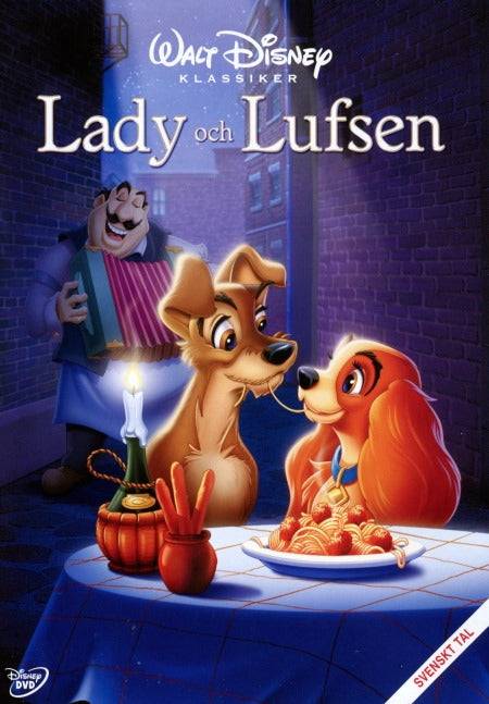 DVD - Disney Klassiker 15: Lady och Lufsen (Nyutgåva) (Beg)