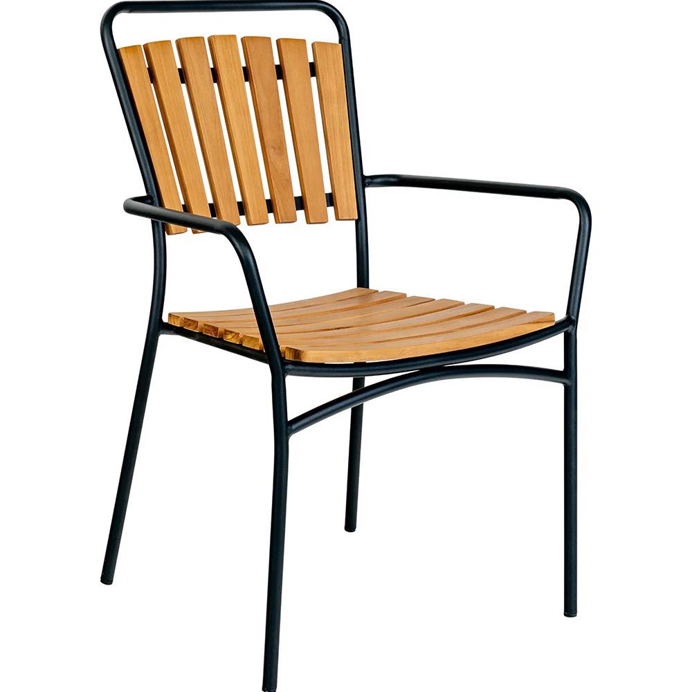 Cleveland spisebordsstol Teak/Sort