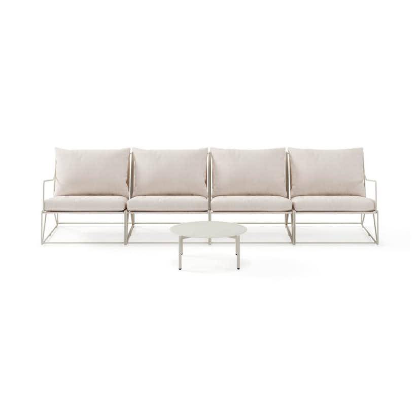 Loungegrupp Comfort Garden Usteryd Utesoffa 4-sits med Usteryd Soffbord
