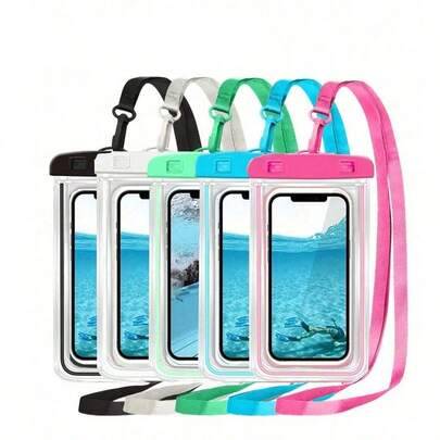 1 st universellt vattentätt mobilskal, vattentät mobilväska med självlysande funktion, vattentät torr mobilväska, kompatibel med iPhone 17 16 15 14 13 - Multifärgad (Multi-size)