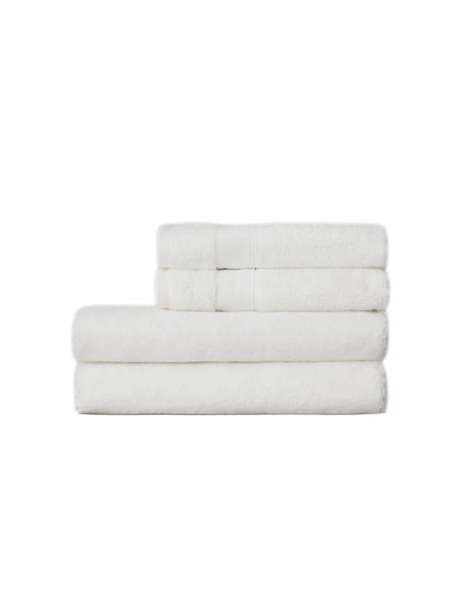Lexington Hotel Cotton/Modal/Mulberry Silk handduk Hvid 100x150 cm