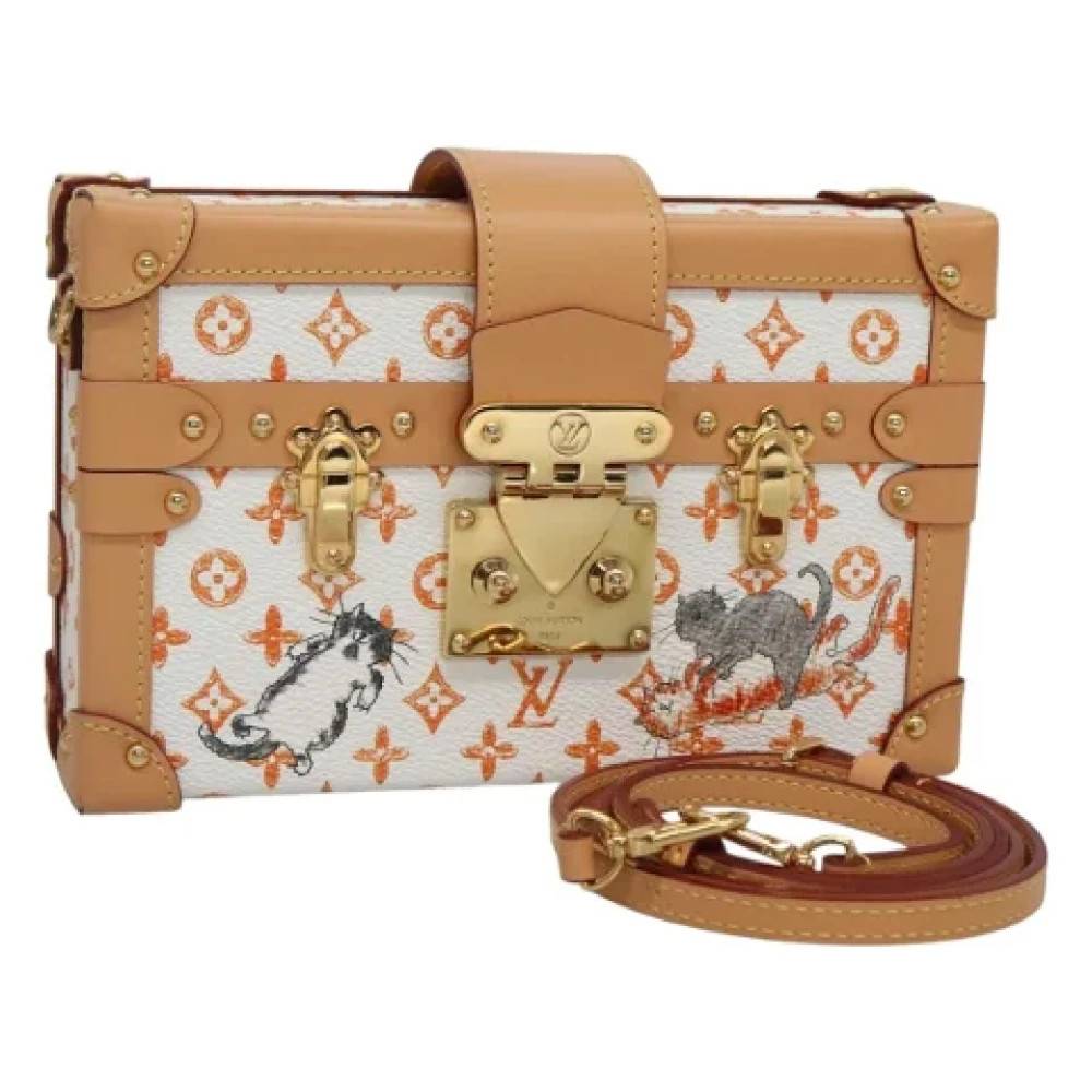 Louis Vuitton Vintage Pre-owned canvas tasker - Vintage - Dame - Flerfarvet - ONE SIZE - Uld