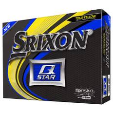 SRIXON 2020 Golf Balls 1 Dozen USA Direct Imported Ionomer Cover 2 Pieces Yellow Q-STAR gul