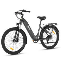 DYU C1 350W Electric Bicycle | 55km Range & 26 All-Road Tires - High-Performance Commuter E-Bike with Dual Disc Brakes