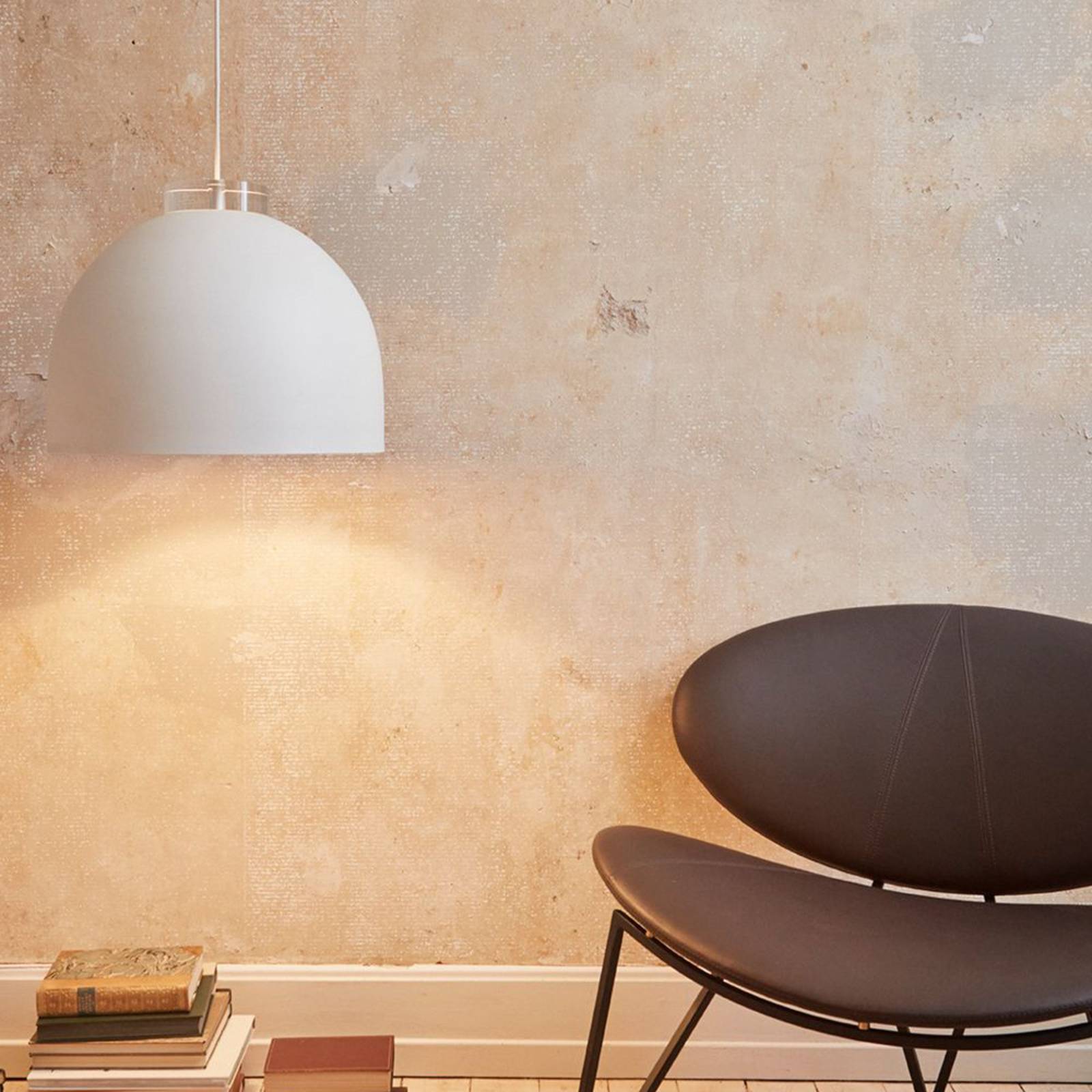 AYTM Design pendellampa Luceo, dimbar, Vitt / opal, Vardagsrum / matsal, Metall, Design, Pendellampa