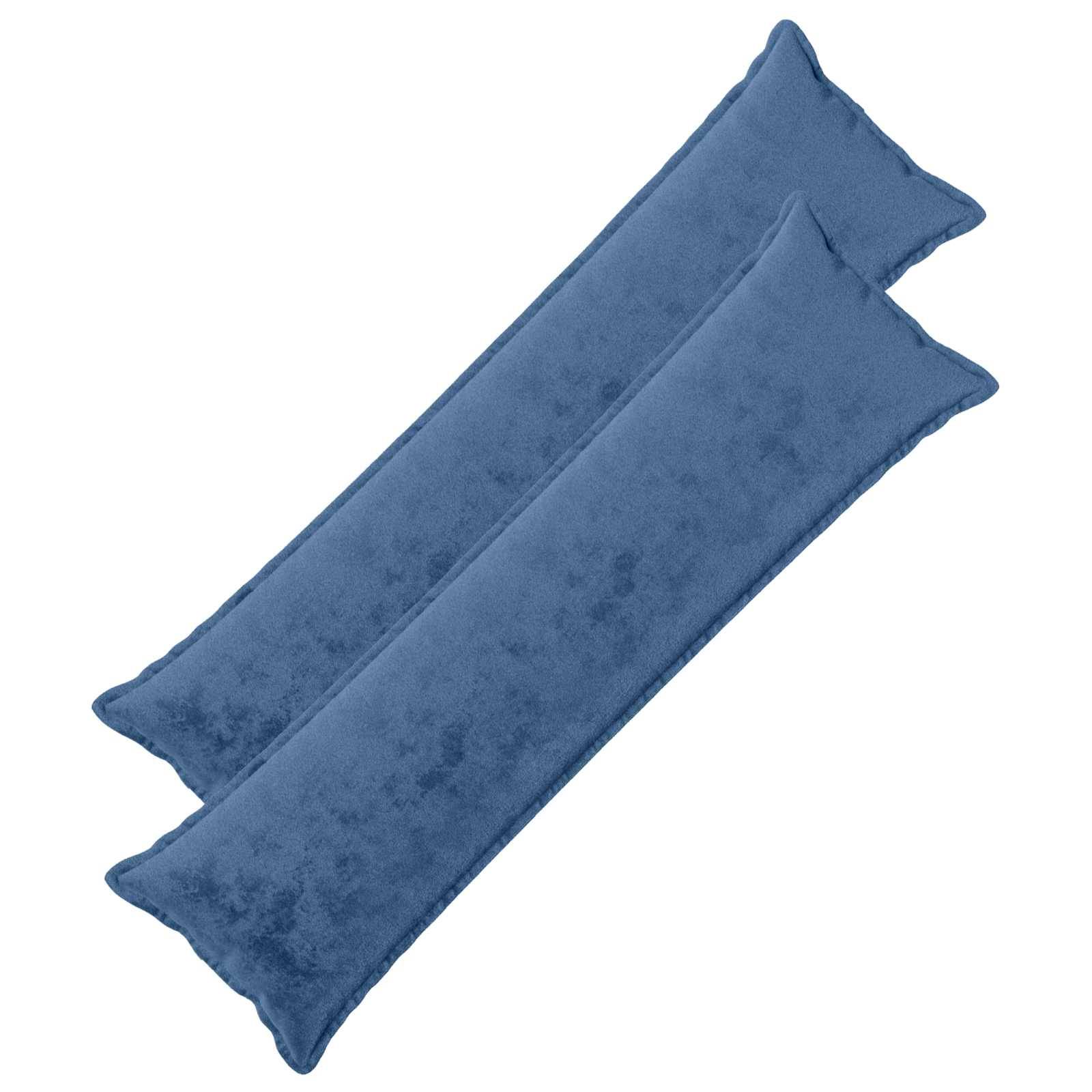 vidaXL Kastpude 2 stk. HOUTEN Lyseblå 40 x 145 cm Flannel