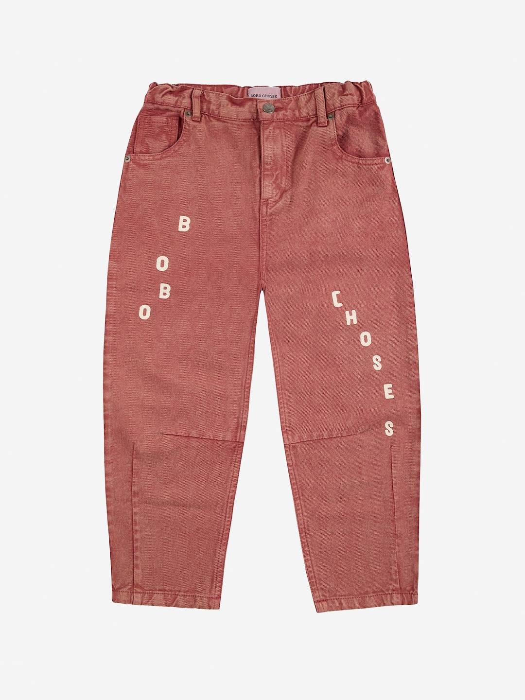 Bobo Choses Bobo Choses Byxor I Denim Brown Brown 2-3 Years Brun 2-3 år Pojkar