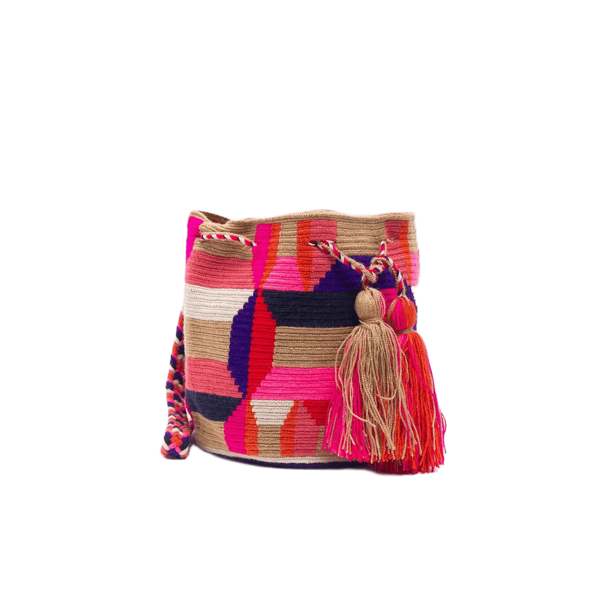 Crossbody - BARRACUDA - Toast & Fuchsia #1