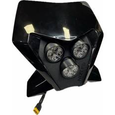 Trippel lampkåpa 120w KTM 2024-, svart, varmvit 3xE405k NIZLED