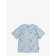 MIKK-LINE Swim Shirt Uv Aop |Blå |122/128 cm