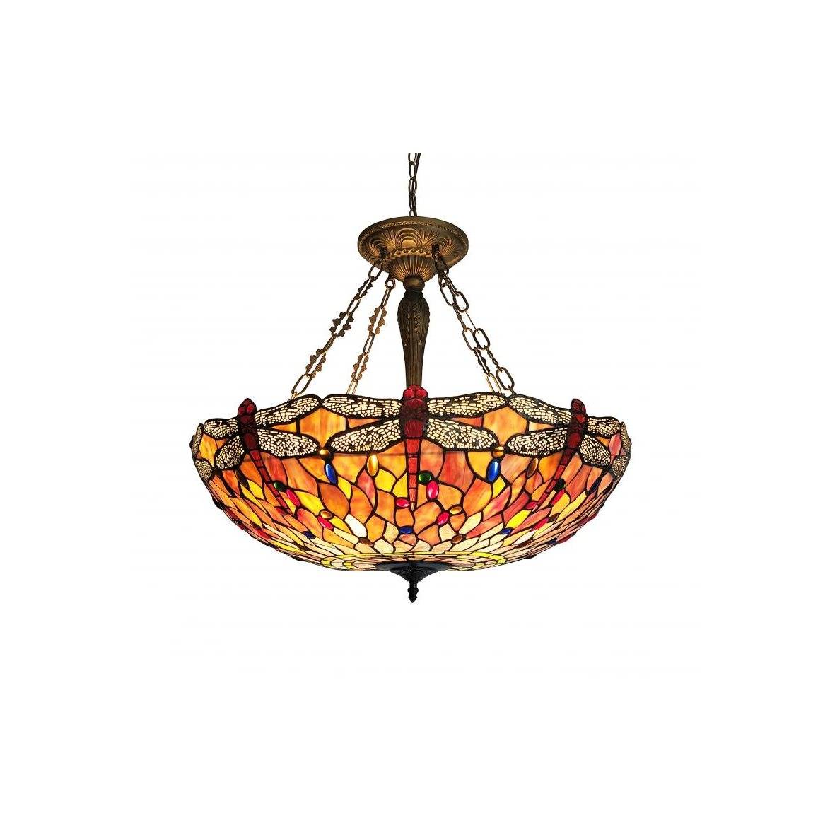 Norrsken Design Taklampa Trollslända Ädelsten / Dragonfly 71cm