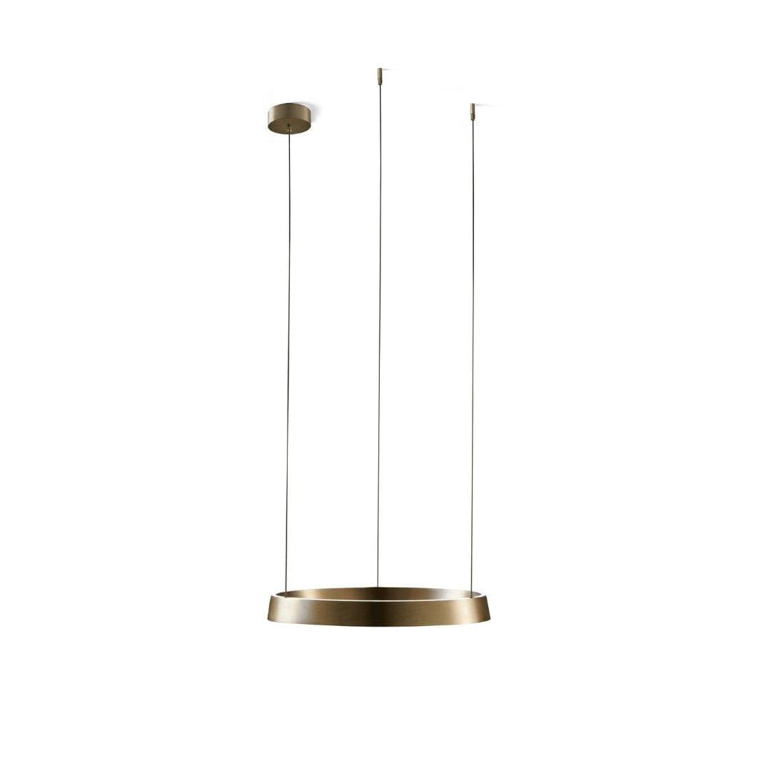 Edge Round Ø500 Switch tune Brass - Light Point.