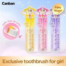 TEMU Fairy Wand Design Soft Manual Toothbrushes With Soft Bristles For Teeth Gums, For Deep Cleaning Oral Care At Home For Daily Life