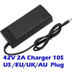 42v litiumladdare scooter batterier pack för 36v 2a elcykel hoverboard balans rullstol batterier laddare - 42v 2a st / Oss