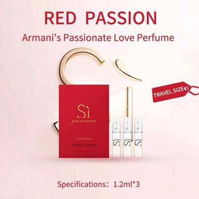 Armani Emporio Armani Eau De Parfum Miniatyrset - 1,2 ml * 3 delar Resestorlek