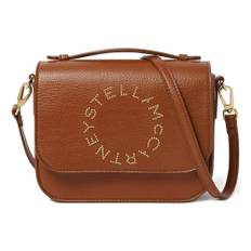 Stella McCartney, Taske, Dame, Brun, ONE SIZE, Messenger taske med logo