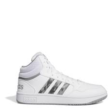 Adidas Hoops 3.0 Mid Classic Vintage Shoes Mens - Ftwwht/Greysix