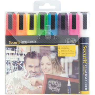 Securit Griffelpenna Mix 2-6mm 8-pack