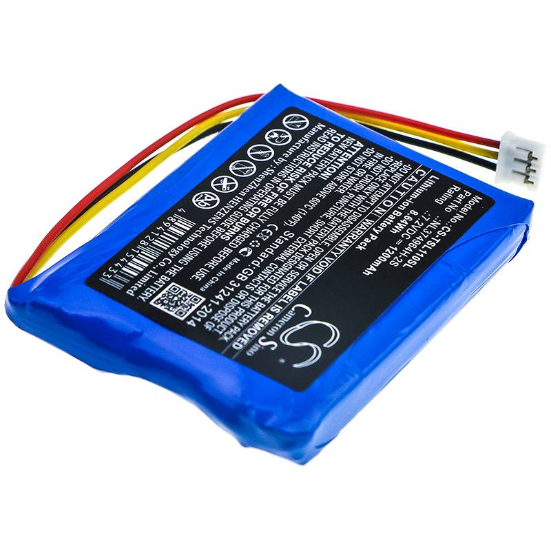 Batteri for Tosight TSEL-110, TSEL-2000 NL374964H-2S 7.2 V 1200 mAh Li-ion