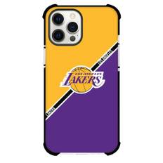 NBA Los Angeles Lakers Phone Case For iPhone Samsung Galaxy Pixel OnePlus Vivo Xiaomi Asus Sony Motorola Nokia - Lakers Team Logo Stripe Yellow Purple