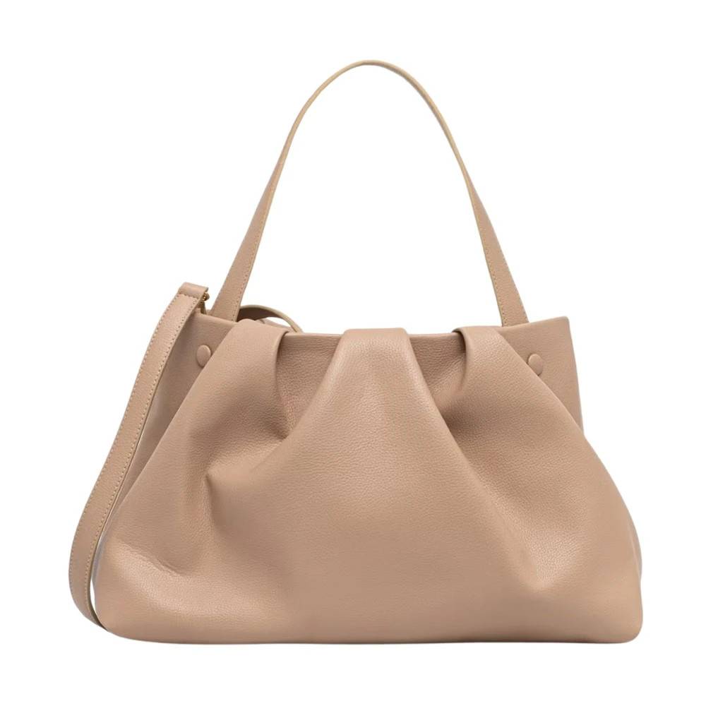 THEMOIRè Athena Tote - Tasker - Dame - Beige - ONE SIZE - Læder