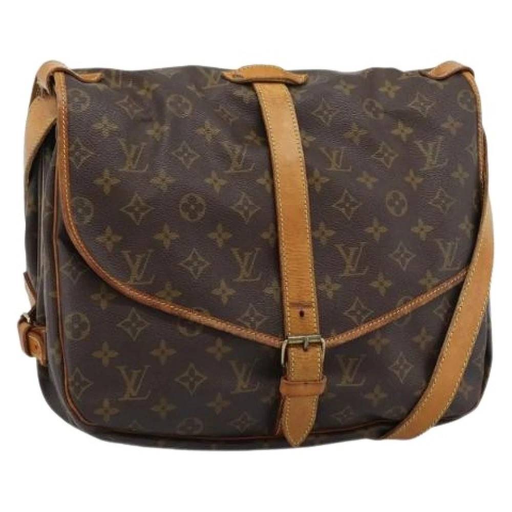 Louis Vuitton Vintage - Pre-owned Monogram Canvas Shoulder Bag Vintage - Dam - ONE Size - Läder