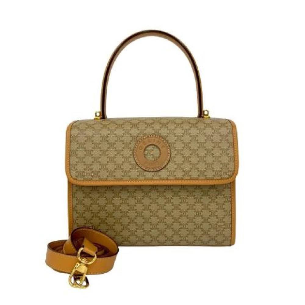 Celine Vintage Pre-owned Vintage Håndtaske - Vintage - Dame - Beige - ONE SIZE -
