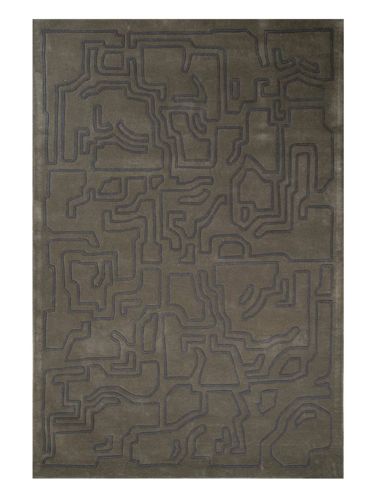 Structures 2.0 Tæppe, Arctic Green fra Massimo 200 x 300 cm - Jacobsen Plus