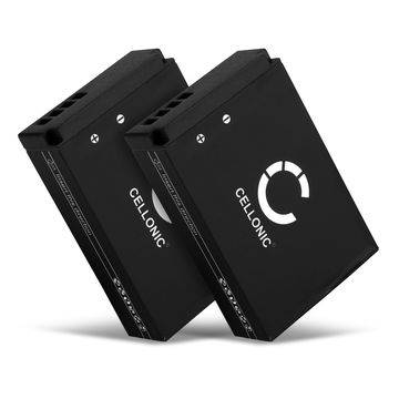2x LP-E12 Batteri för Canon EOS M50, EOS M100, EOS 100D, PowerShot SX70 HS, 820mAh Kamera-ersättningsbatteri med lång batteritid