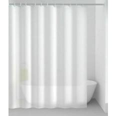 Hvidt badeforhæng - 240 x 200 cm