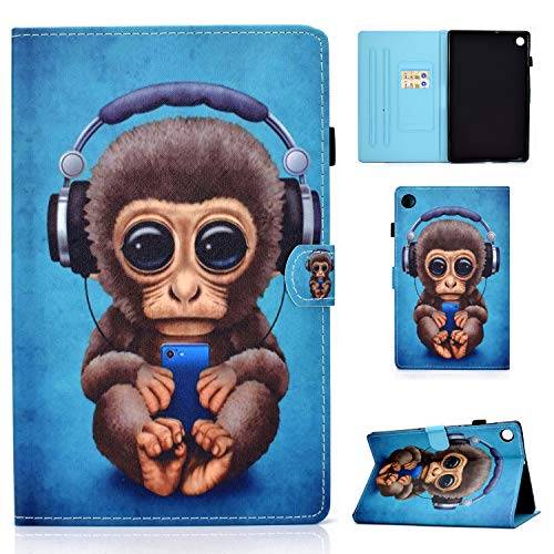 CXTCASE Fodral för Samsung Galaxy Tab A9+/A9 Plus 2023 (SM-X210/SM-X215/SM-X216B) 11.0", Tabletfodral PU Läder Magnetiskt för Samsung Galaxy Tab A9+, Svart