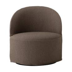 Audo Copenhagen Tearoom lounge chair swivel Logan 03 Flint - Brun