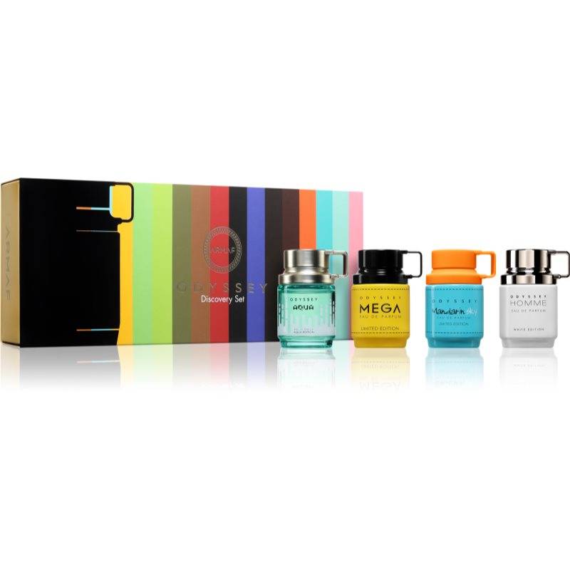 Armaf Odyssey Black Discovery Set Sæt Unisex 4x12 ml - 4x12 ml