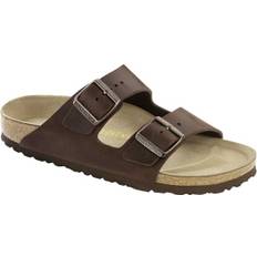 BIRKENSTOCK ARIZONA NARROW FIT OILED LEATHER HABANA