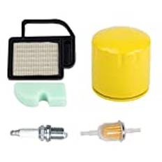 OxoxO Luftförfilter bränslefilter oljefilter med tändstift kompatibel med Kohler SV470-610 15-21 20-083-06-S 20-083-02S 2008302 Cub Cadet KH-20 883 02-S1 Craftsman 24642 Ariens 2 1600