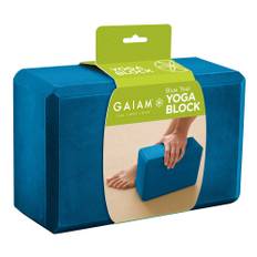 Gaiam Yoga Block Teal Blue