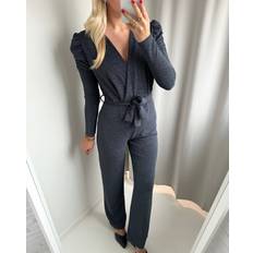 Sister's Point jumpsuit egina-ju15 silver glitter - L / Sølv