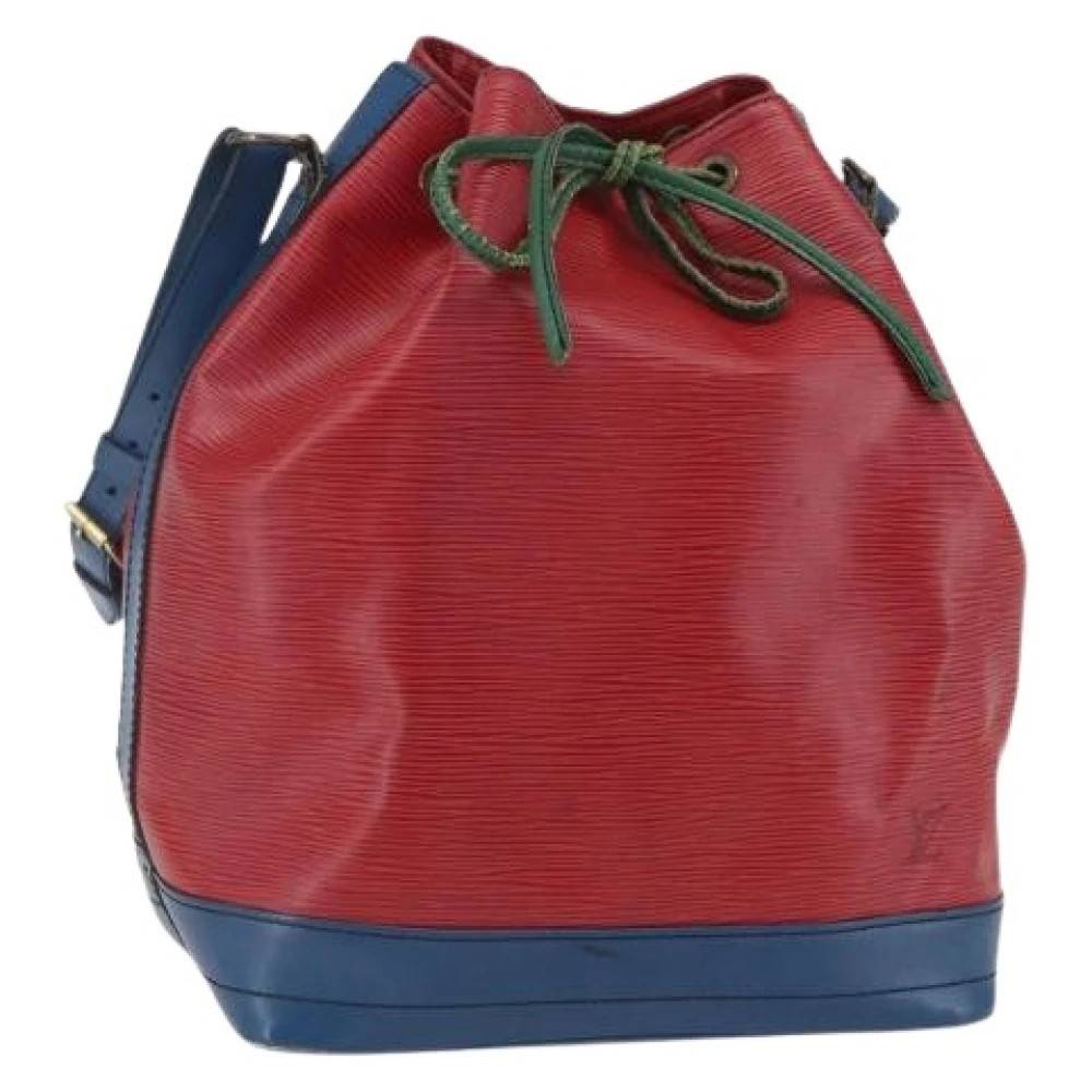 Louis Vuitton Vintage Pre-owned Bucket Bag - Vintage - Dame - Rød - ONE SIZE - Uld