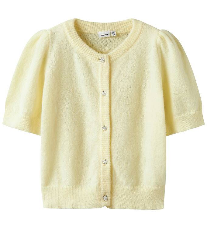 Name It Cardigan- Stickad - NbfNabeth - Pear Sorbet - Name It - 9-10 år (134-140) - Cardigan