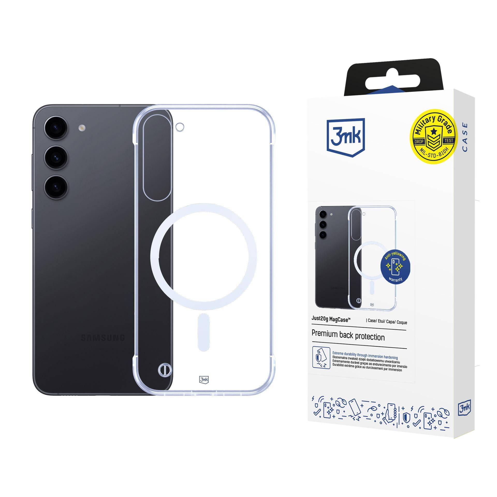 Samsung Galaxy S23+ - 3Mk Just20G Magcase