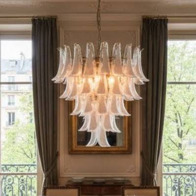 Kristallkrona Ø66xH75cm Klar/Mässing - Livorno | Taklampa | Kristallkrona | Vesani
