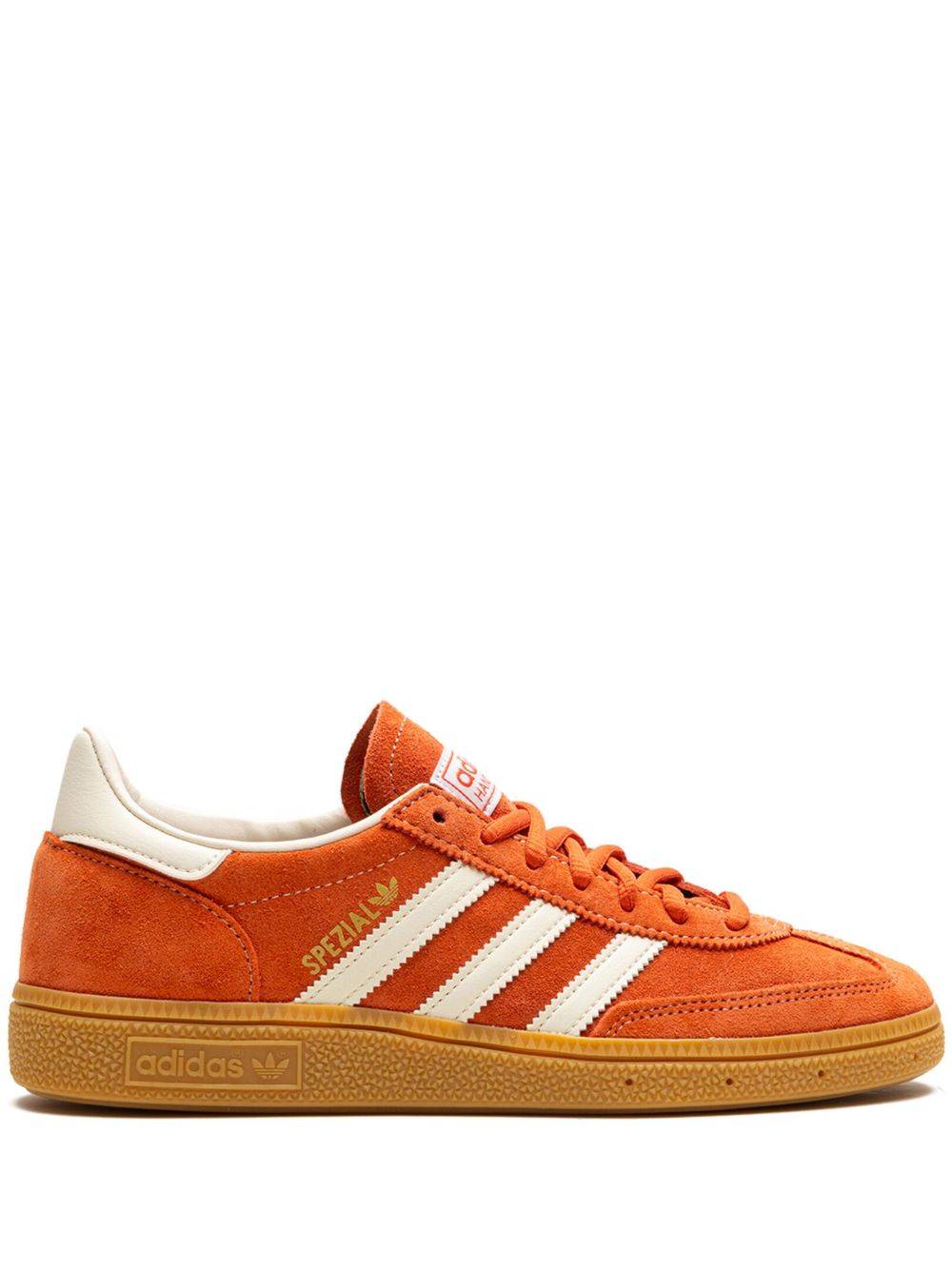 adidas - Handball Spezial Preloved Red/Cream White sneakers - herr - Tyg/kalvskinn/gummi - 5.5 - Orange