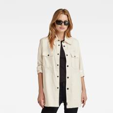 Boyfriend Overshirt - Beige - Women