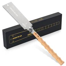 Avtagbar japansk dragsåg handsåg 25 cm Ryoba träsåg dubbel kant progressiv 6-10/18 TPI Flush Cut såg för träbearbetning, snickare