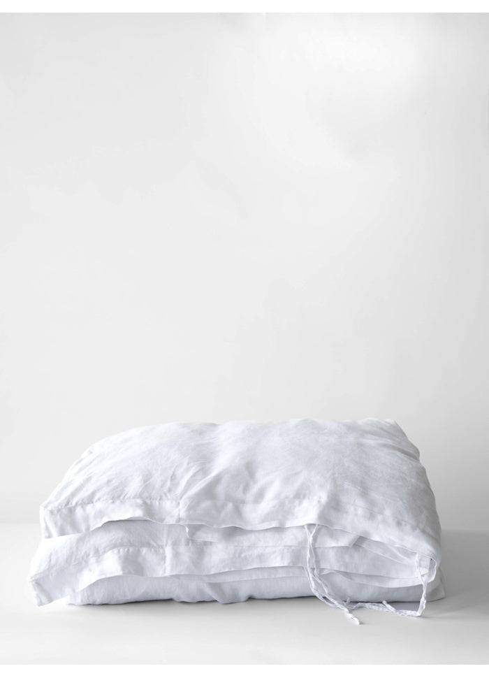 Påslakan linne white, 240x220 cm