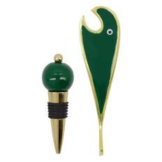House Doctor Bar Accessories, Hdopen, Golden;Green Grön