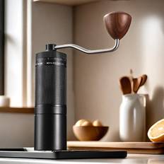 New 2024 Coffee Grinder Manual 7 Core Bean Coffee Grinder Espresso Portable External Adjustable Household Turkish Coffee Grinder M svart