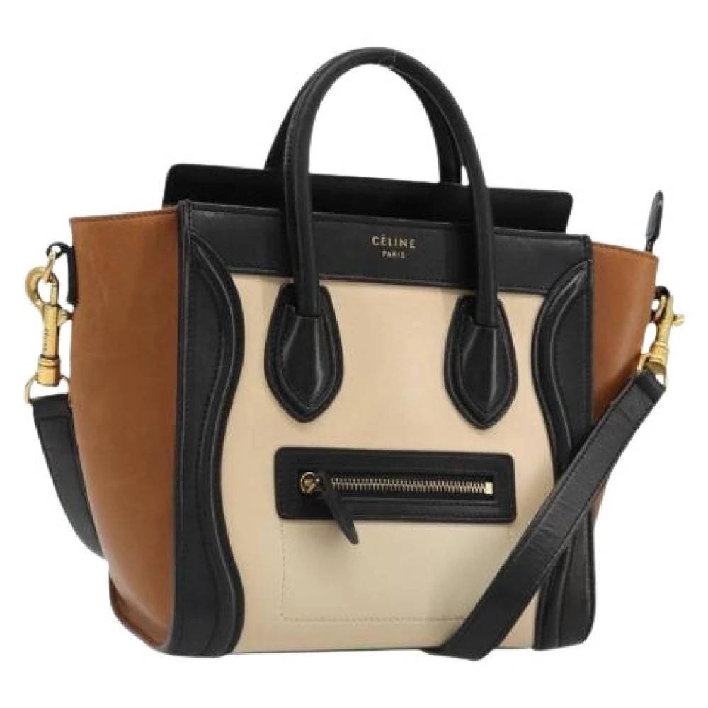Celine Vintage Pre-owned Vintage Håndtaske - Vintage - Dame - Flerfarvet - ONE SIZE - Uld